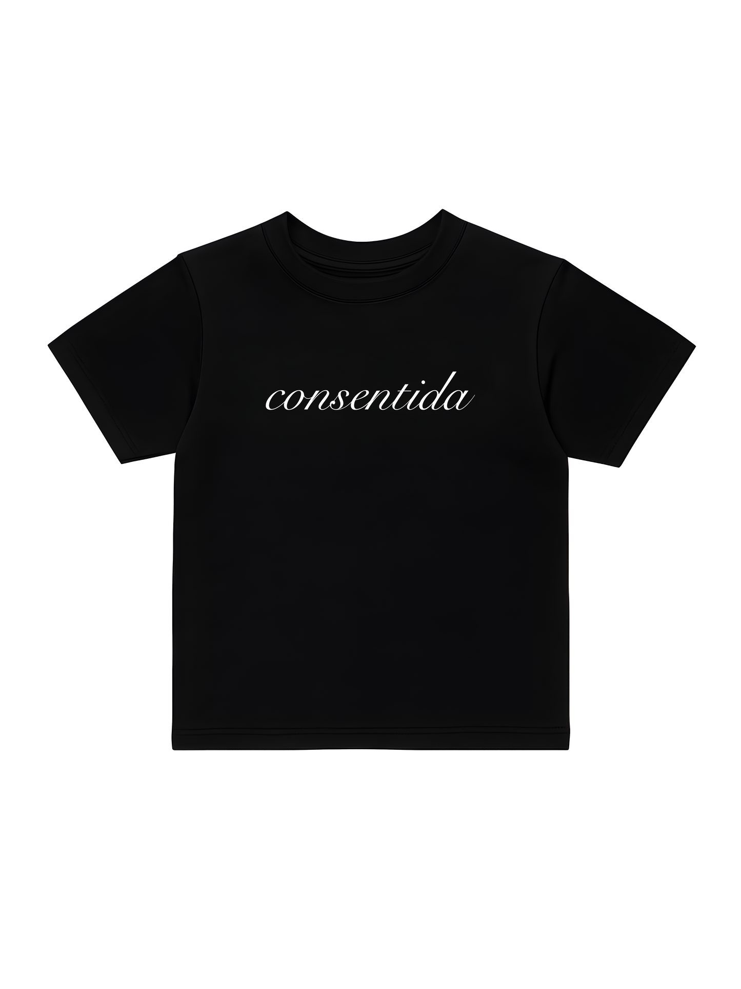 consentida black baby tee