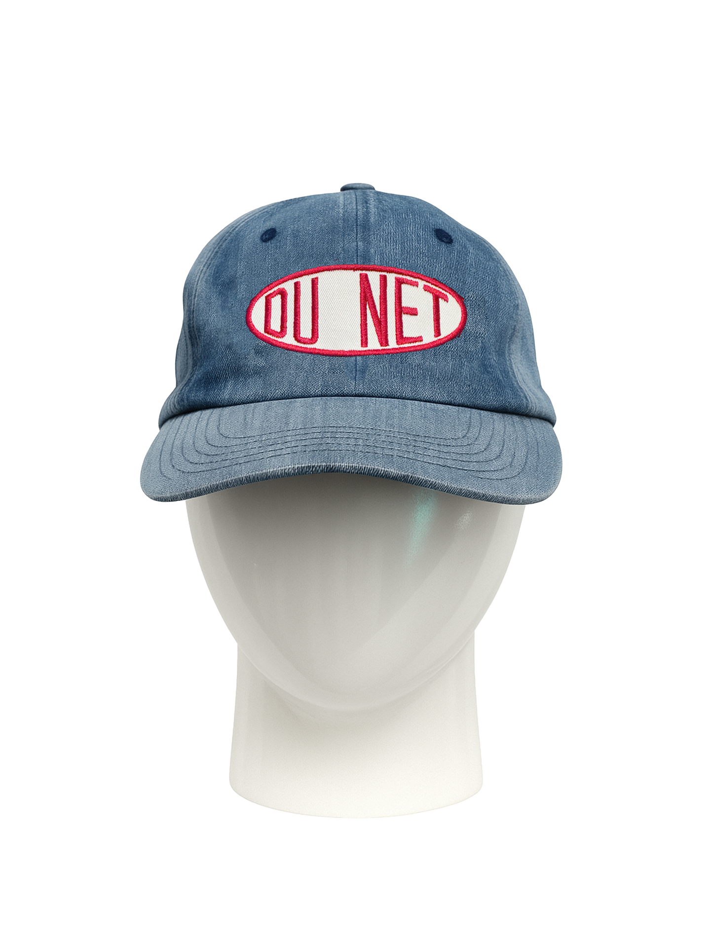 dupont embroidered denim cap