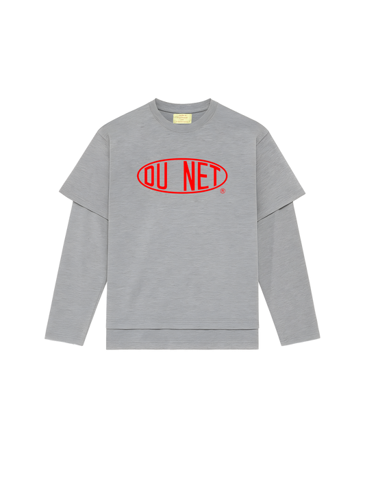red gray dupont melange double tee