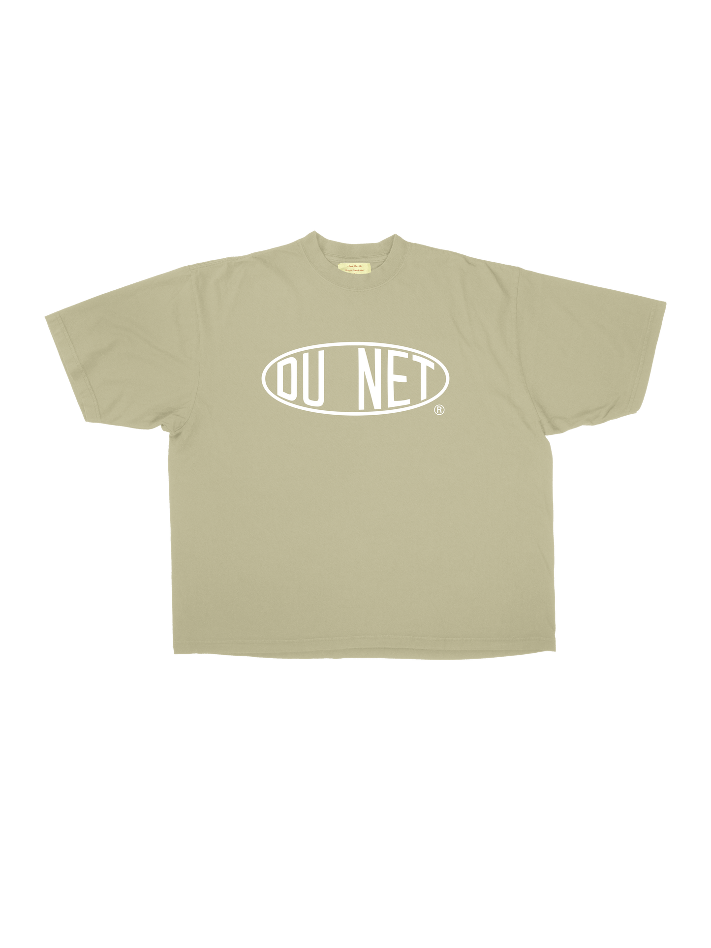 beige white dupont tee