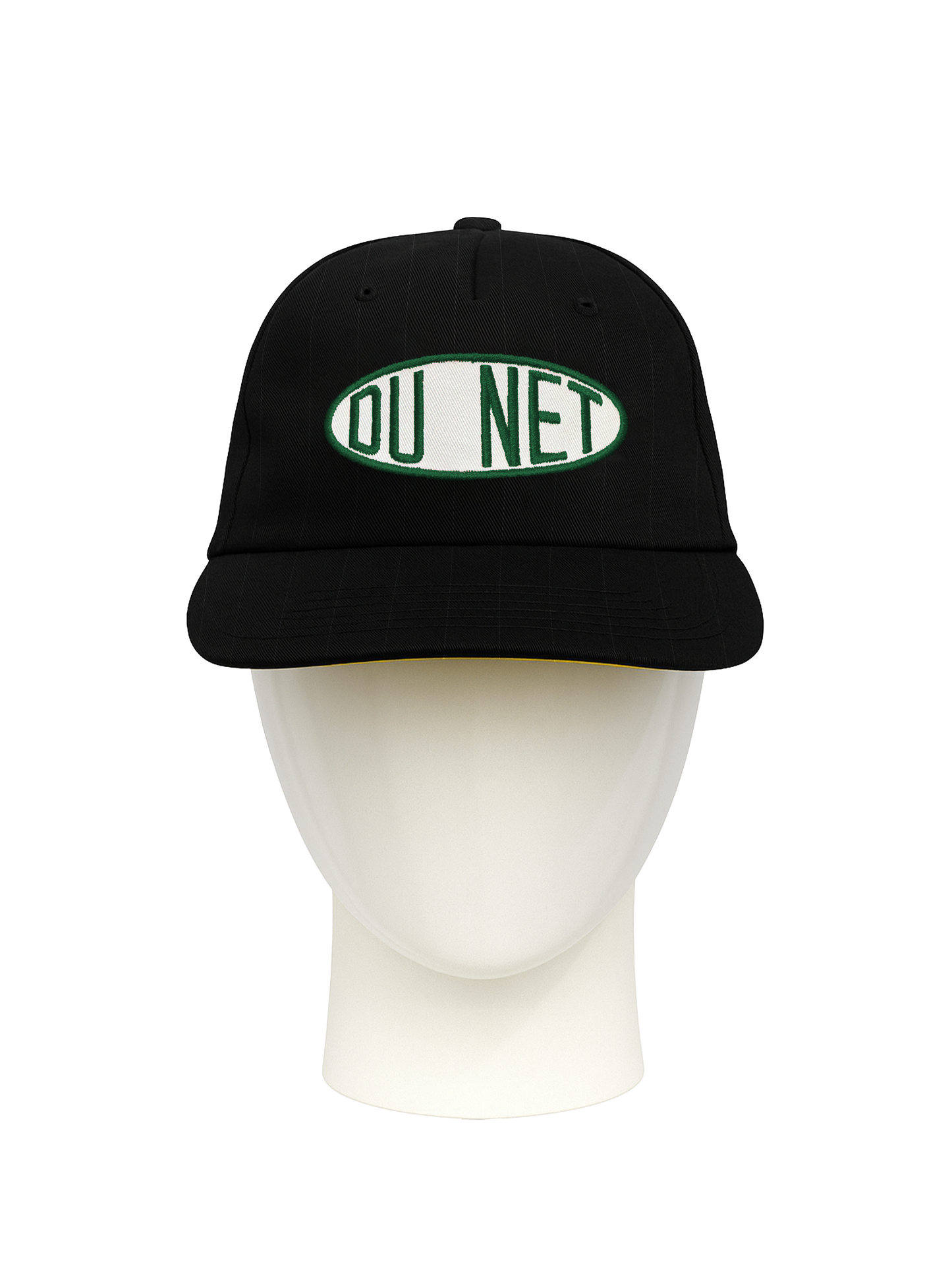 striped green dupont cap