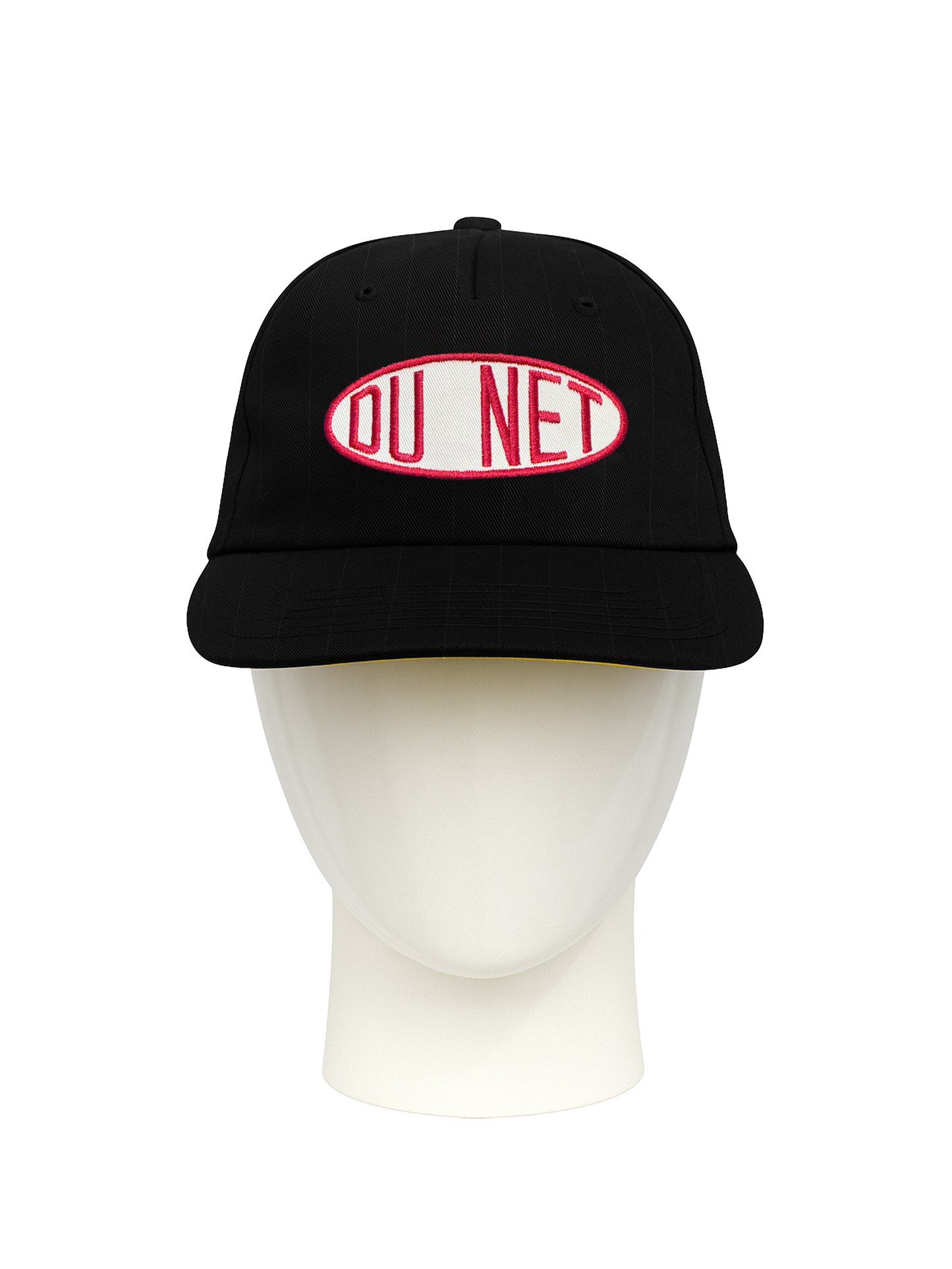 striped red dupont cap