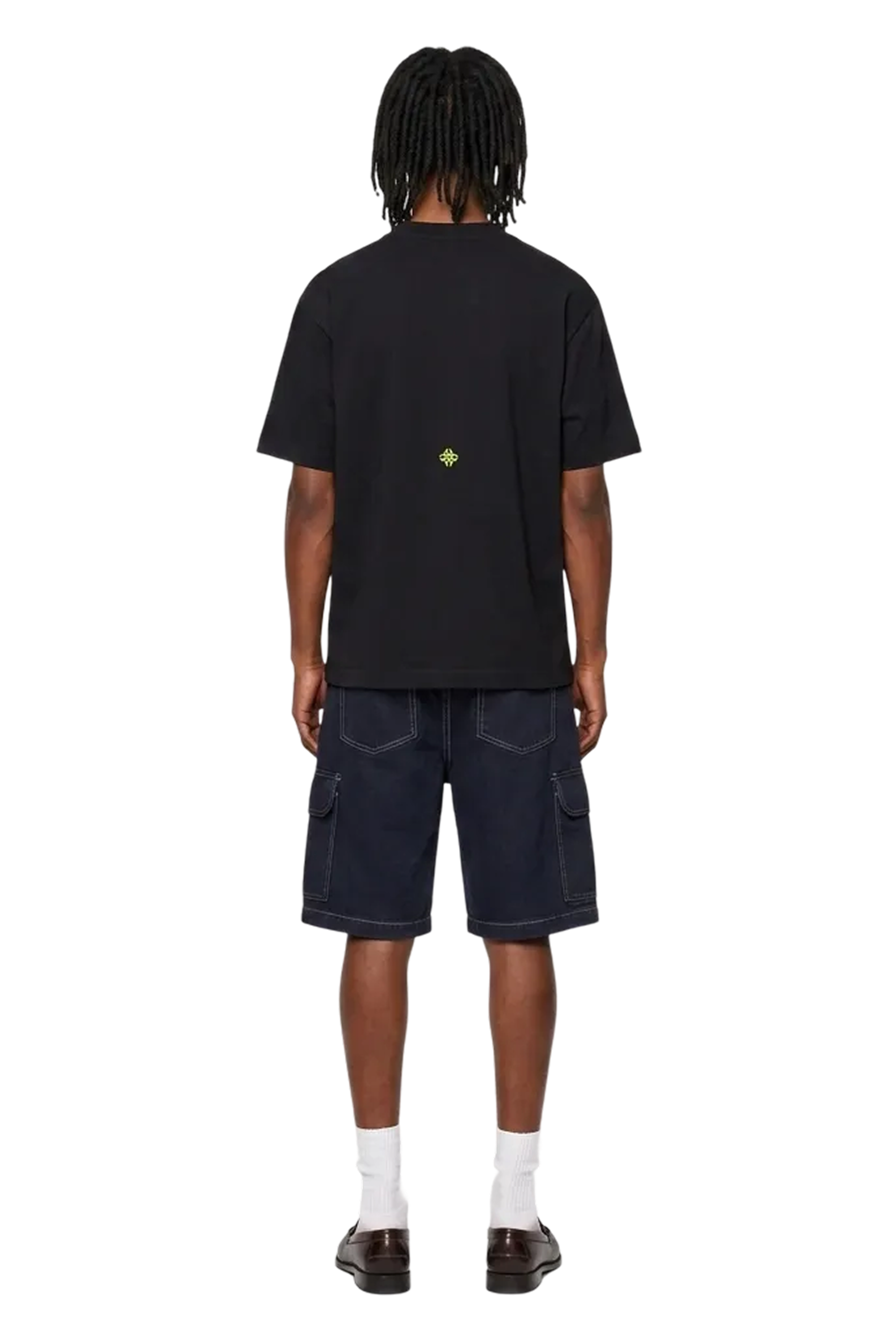 Black tee DUNET BUBBLE - tartan