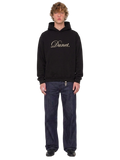 black hoodie ELEGANTE - White