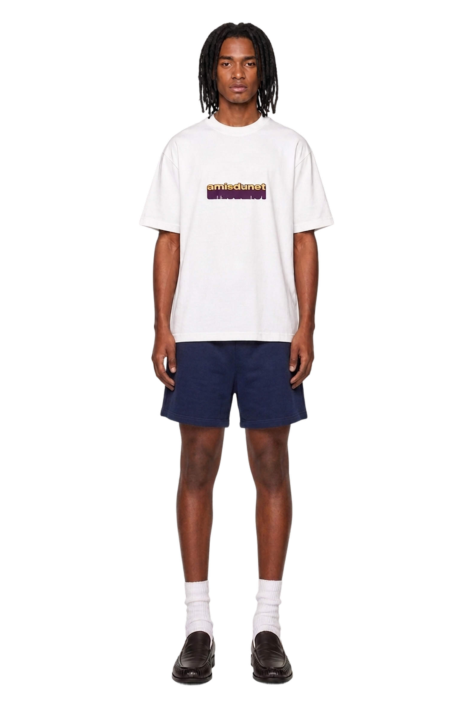 navy blue sweatshorts ESTRELLA AMIS - Navy blue