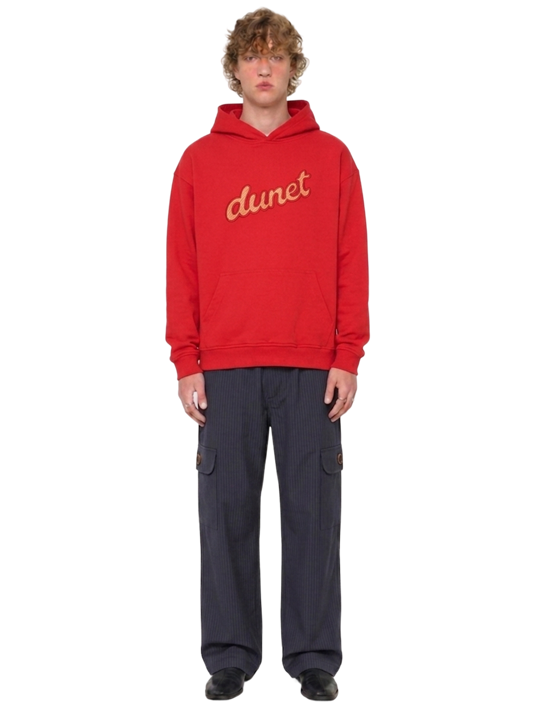 Red hoodie MILKA - Tartan