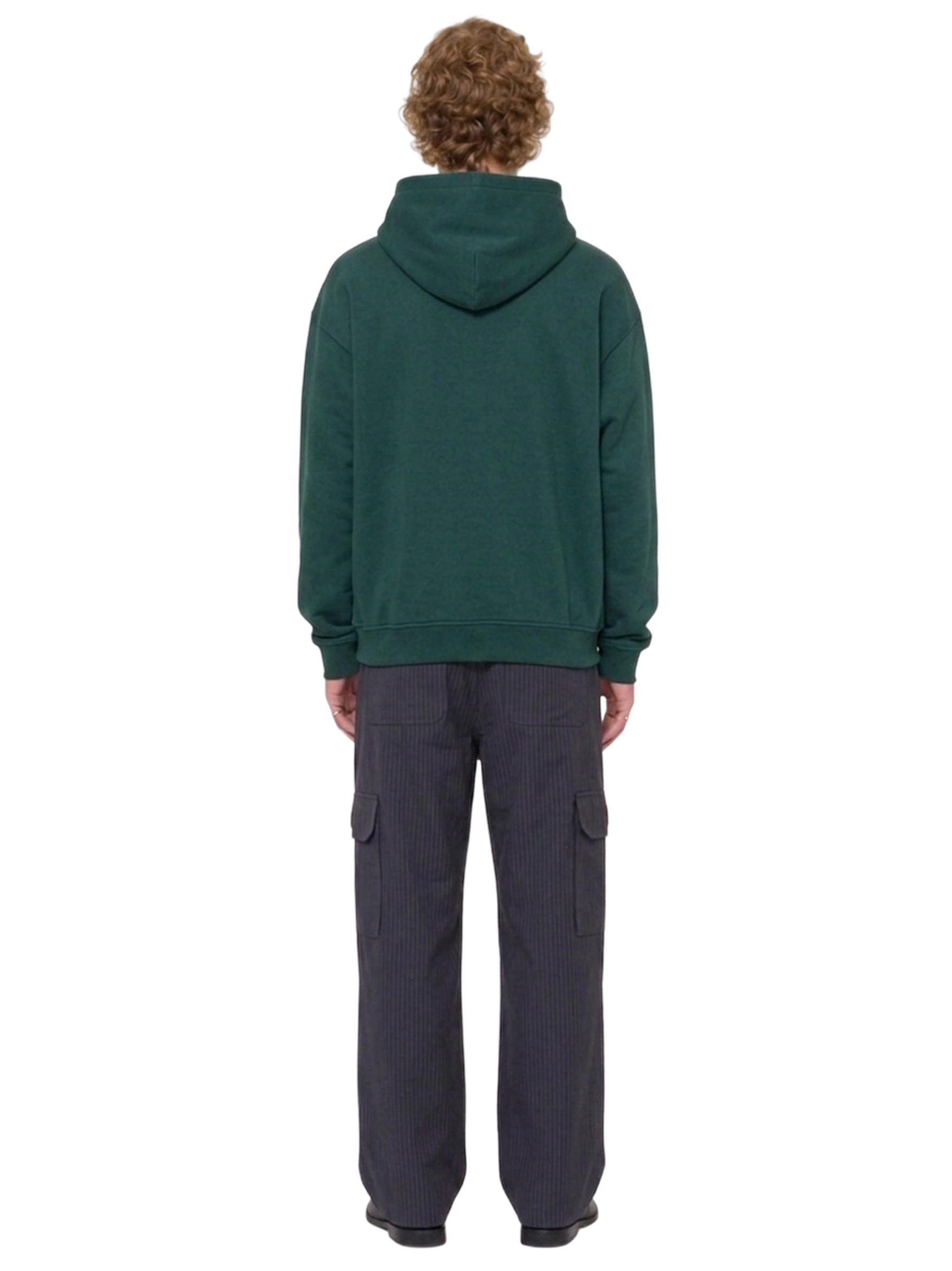Forest green hoodie DUNET ELEGANTE - Yellow