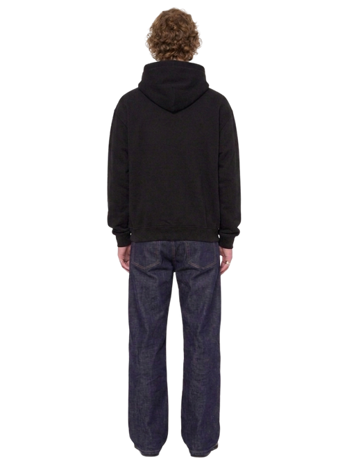 black hoodie ELEGANTE - White