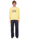 Butter yellow crewneck AMIS VINTAGE - Multi