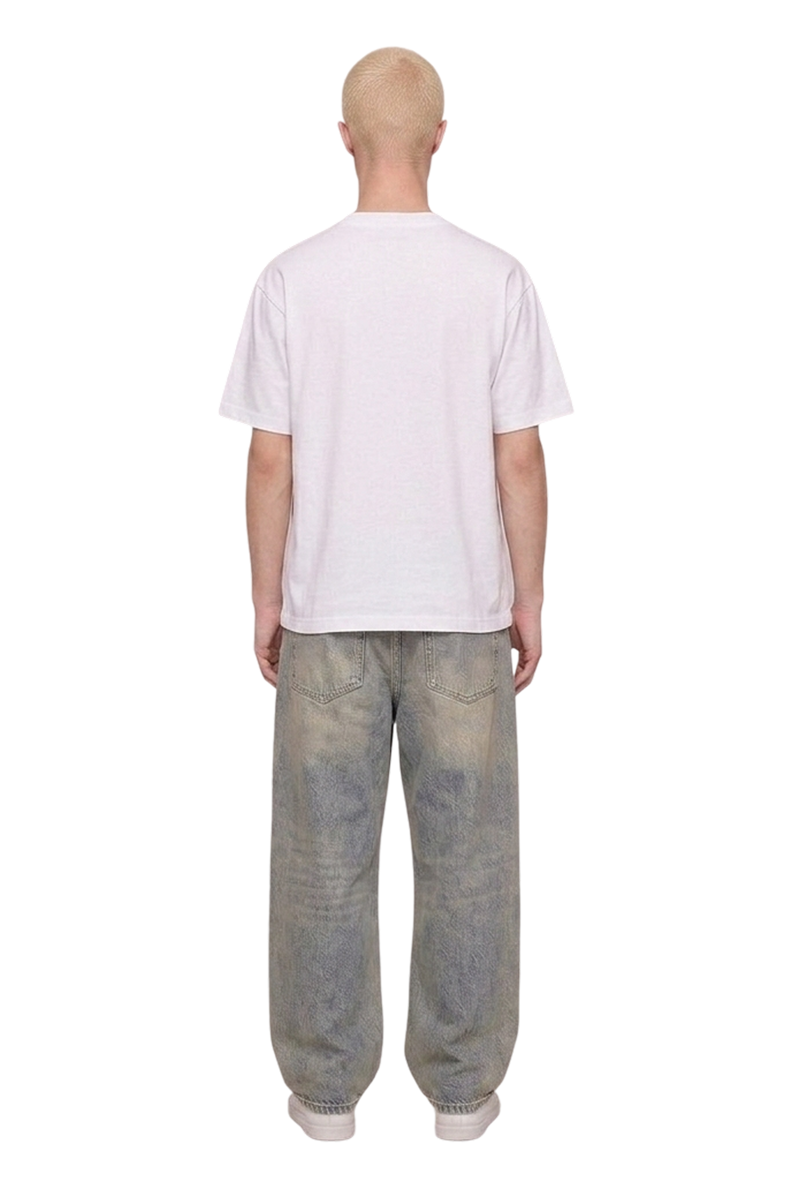 White tee DUPONT - Red