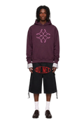 Black jort DUPONT - Red / Repurposed