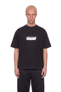 Black tee STONER DRAGGED - white