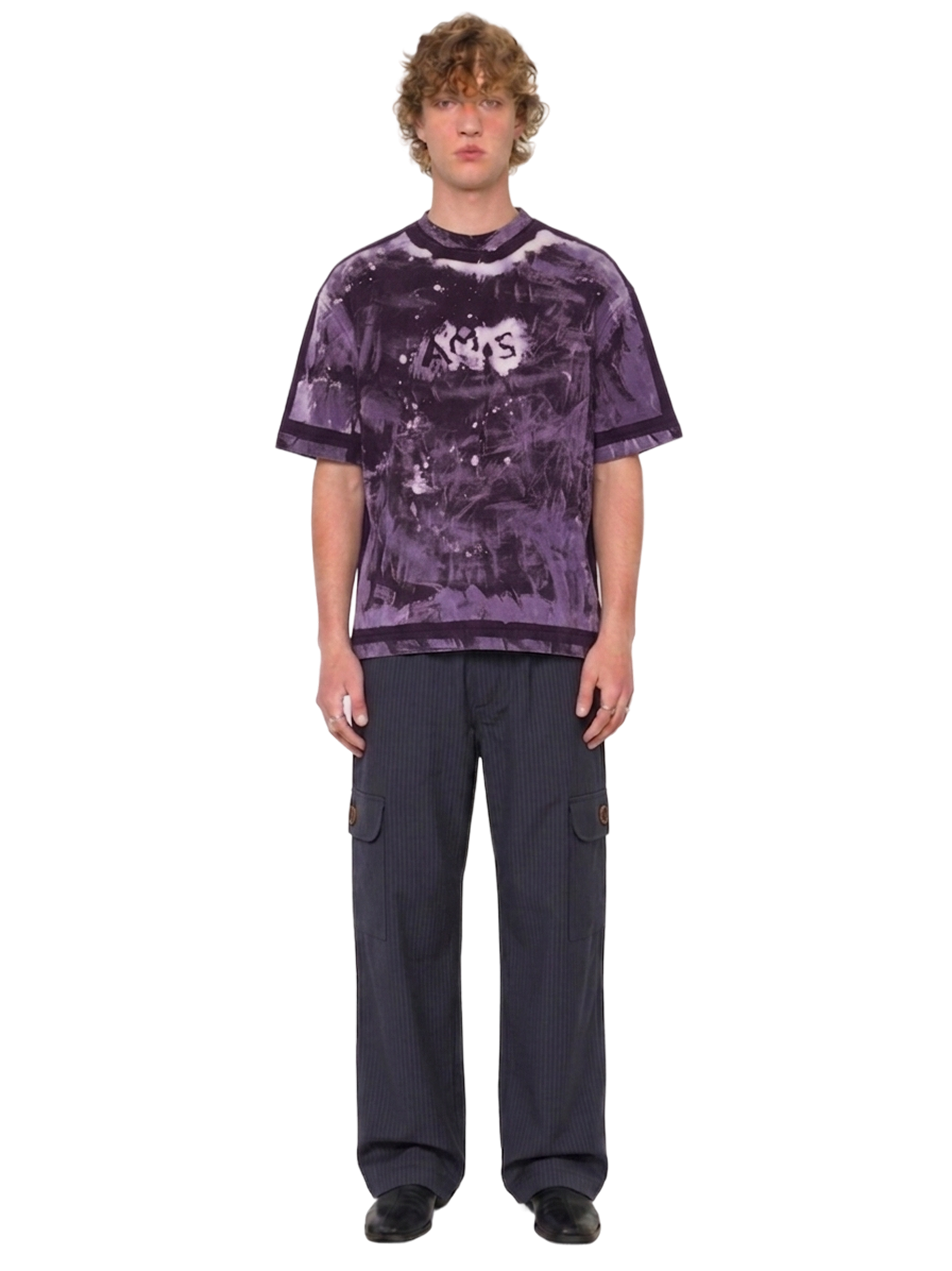 Bleached purple shirt - AMIS