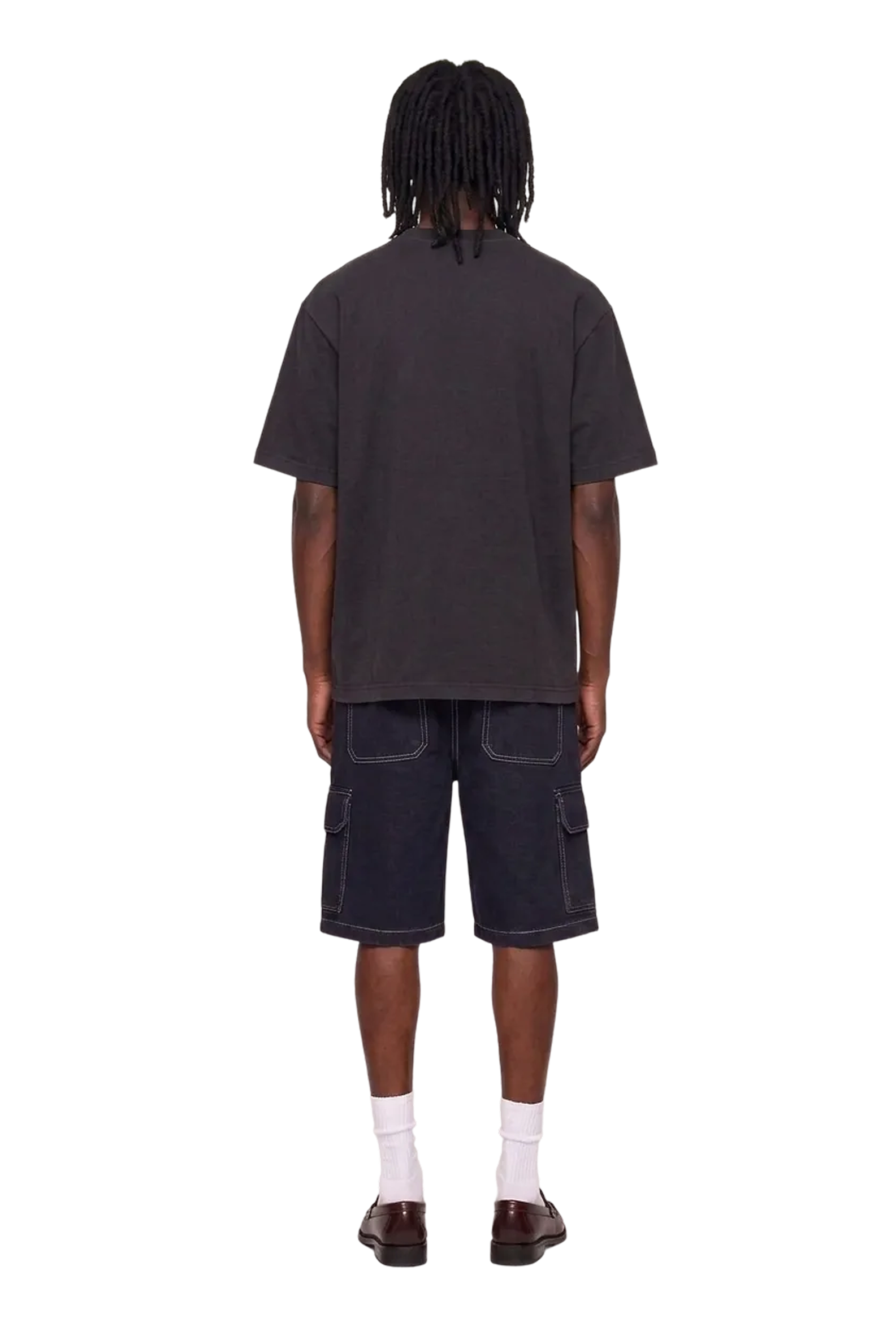 Black tee DUPONT PIXEL - red