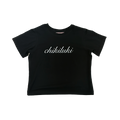 Black baby tee CHIKILUKI - White