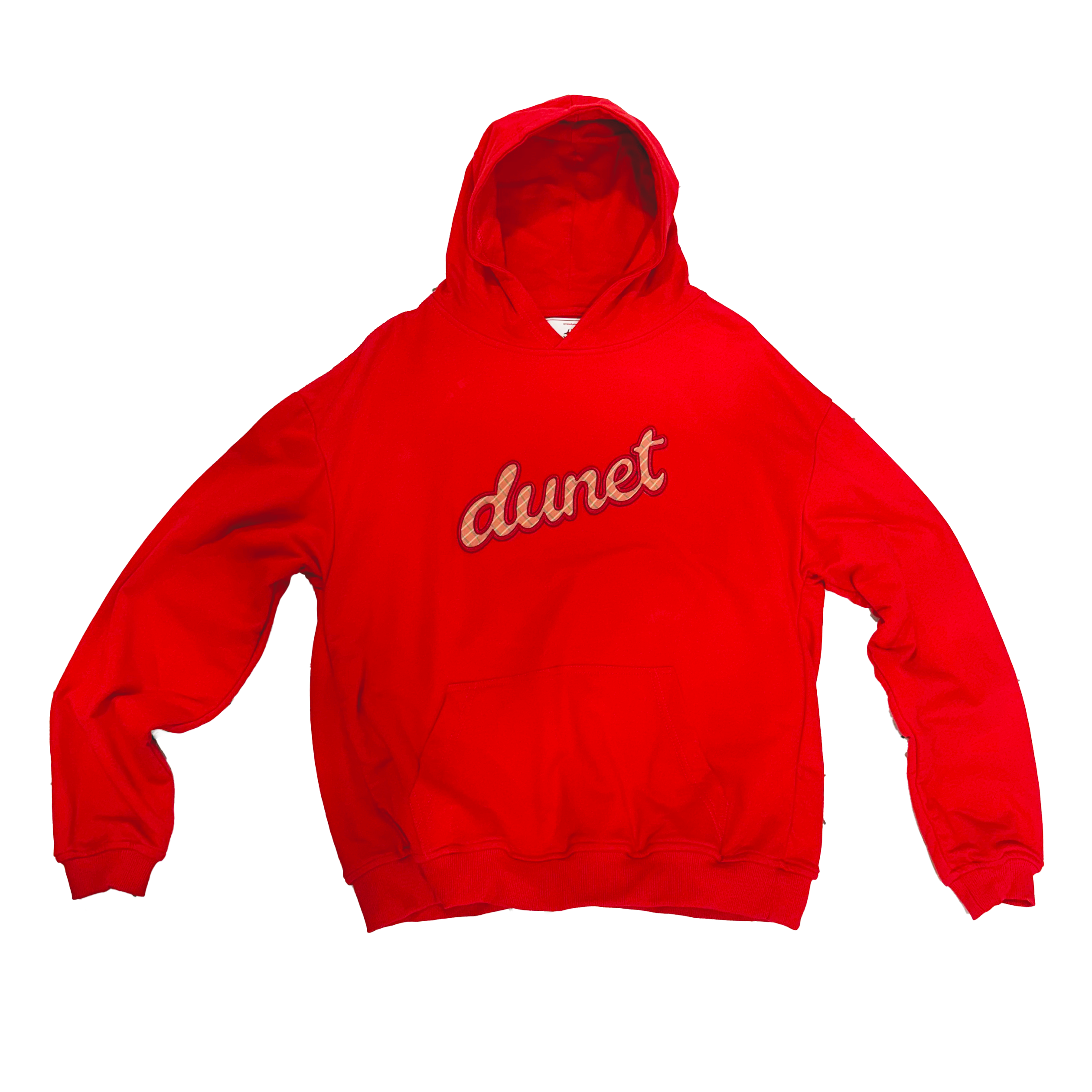 Red hoodie MILKA - Tartan