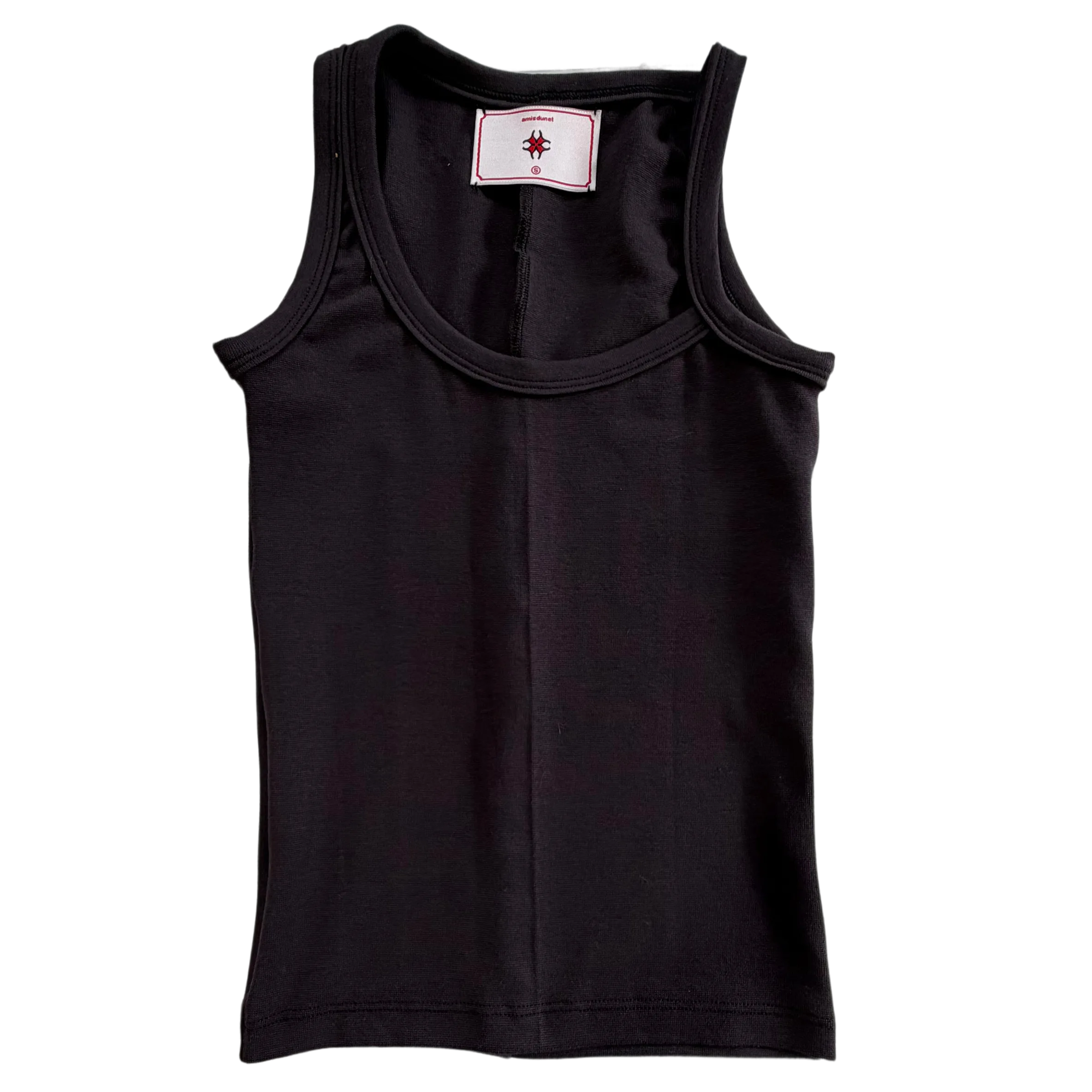 Asymmetrical tank top - Navy blue