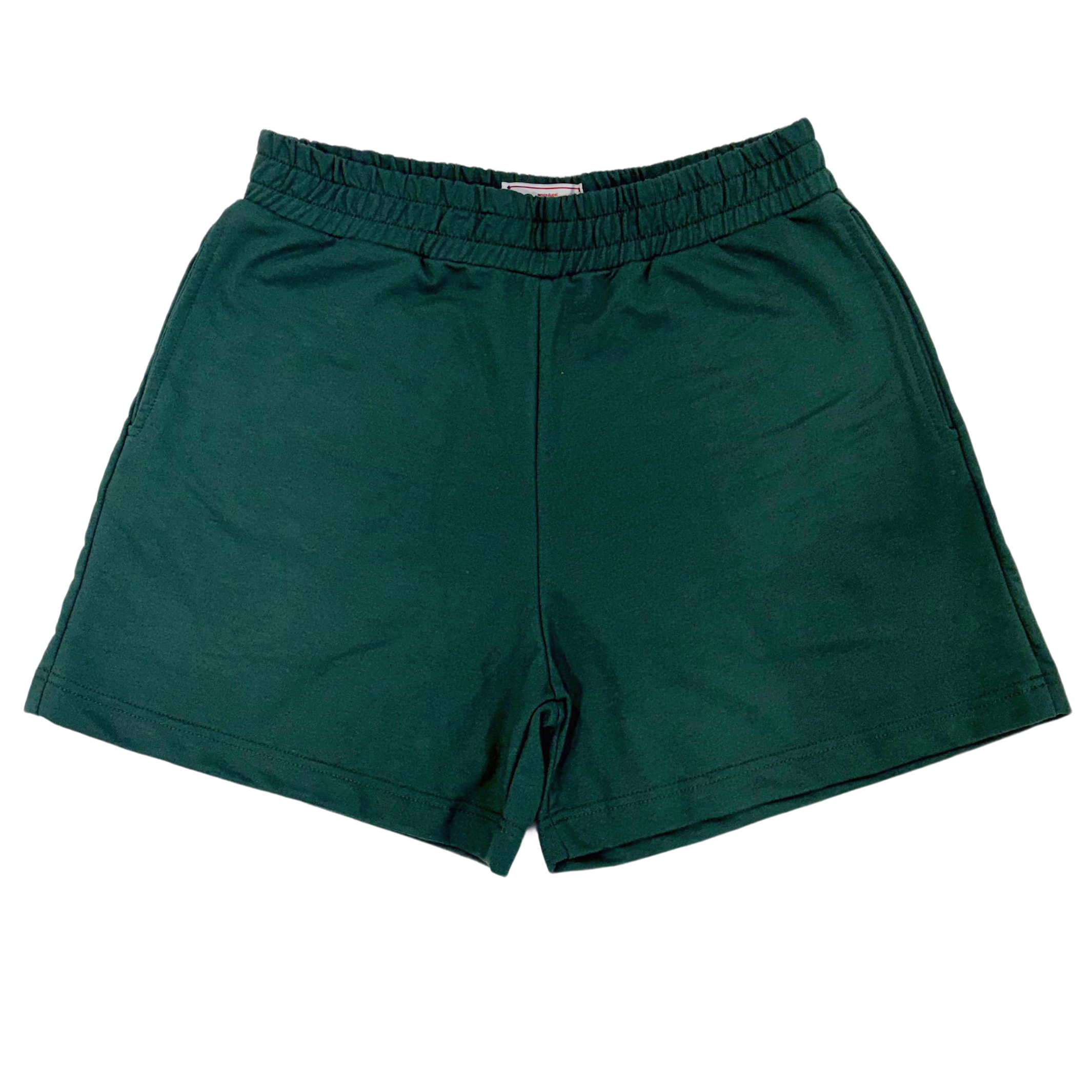 forest green sweatshorts