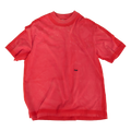 Red bleached shirt AMIS EMBROIDERED - Navy blue