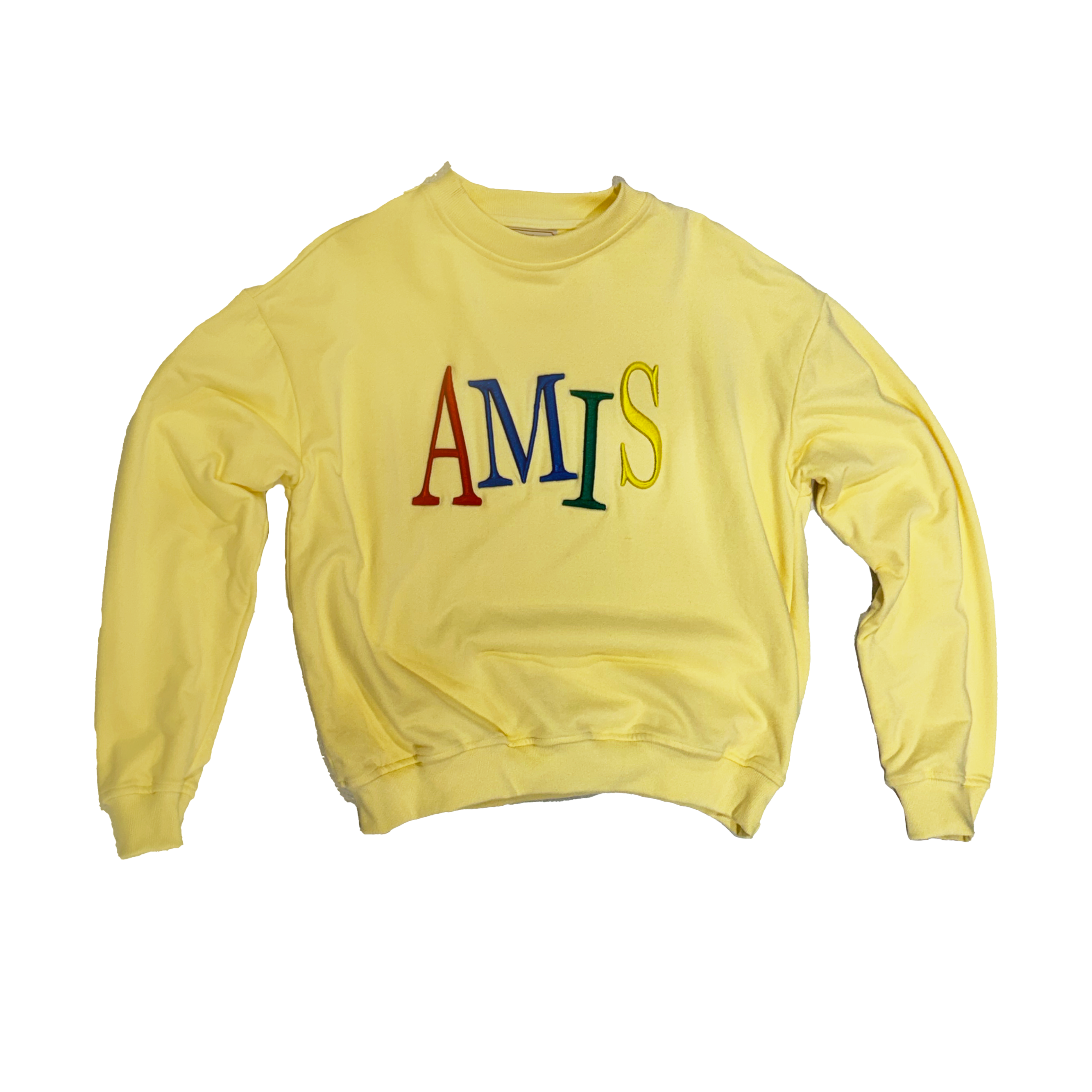 Butter yellow crewneck AMIS VINTAGE - Multi