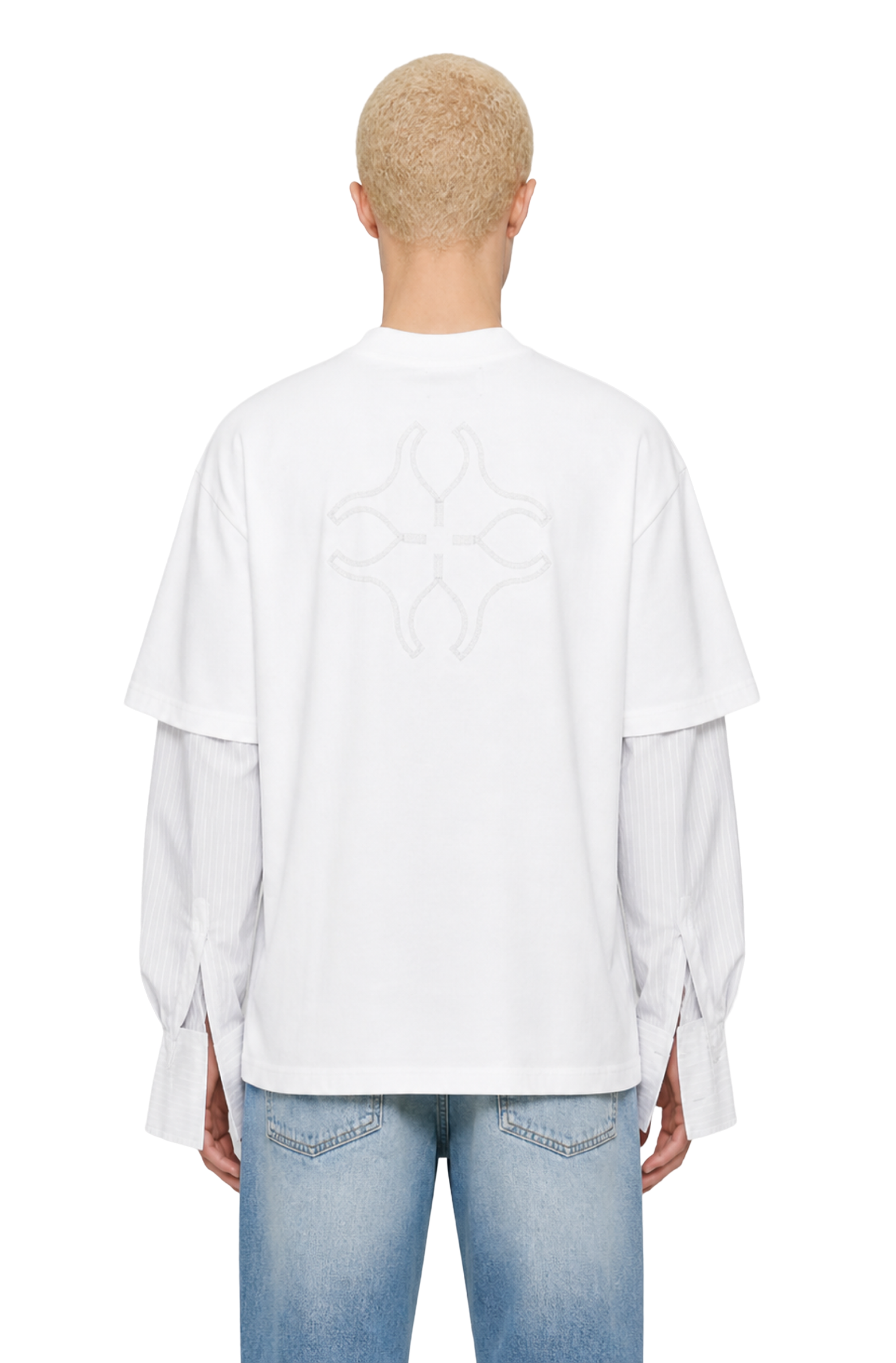 White double sleeve ESTRELLA AMIS - Silver