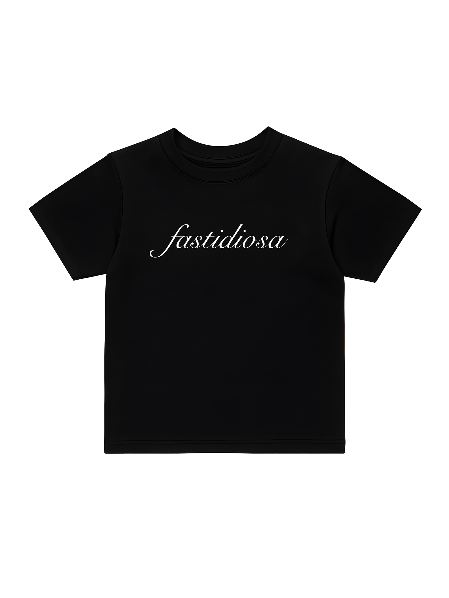 fastidiosa black baby tee