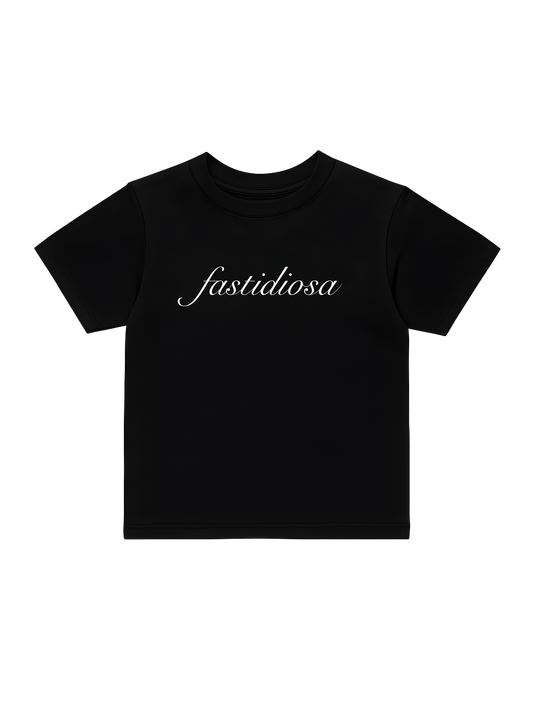 fastidiosa black baby tee